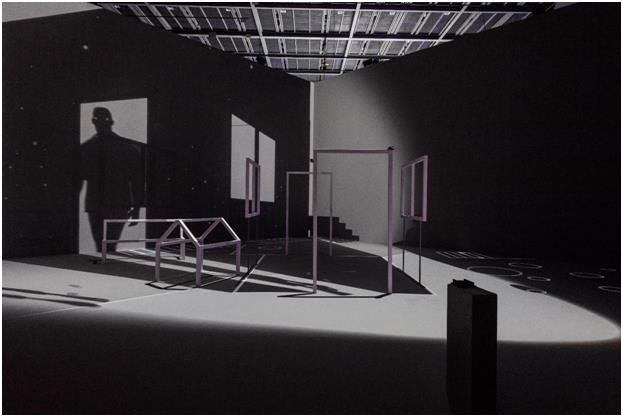 문준용, ‘Augmented Shadow - Outside’, 2020, Interactive installation, Variable size 금산갤러리 제공.