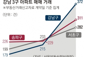 전세난에 다시 갭투자 꿈틀… “강남으로 매매 수요 몰려”