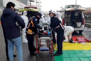 [포토] 파주 LGD서 유해 화학물질 누출 사고