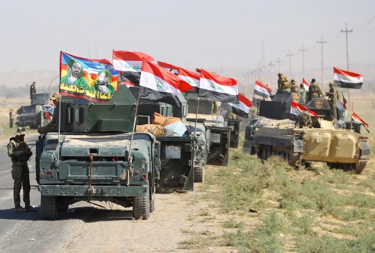 이라크군이 쿠르드자치정부(KRG)가 실효지배하고 있는 키르쿠크주를 향해 진격하고 있다. 키르쿠크는 하루 15만~20만 배럴의 원유가 생산되는 이라크의 주요 유전지대다. AFP 연합뉴스