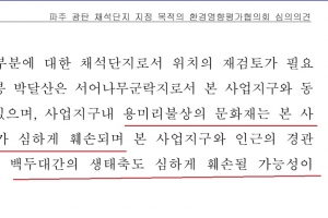 전문가들도 ‘파주 쌍미륵불 훼손’ 우려…삼표산업은 채석 ‘강행’