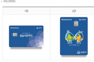 성남시 ‘성남사랑상품권 통합카드‘ 3월말 발행… 명칭과 디자인 시민의견 수렴