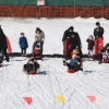 [서울포토] 포근한 날씨, 썰매 타는 시민들