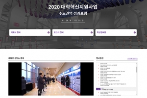 2020 수도권역 대학혁신 성과포럼, 28일 온라인 개최