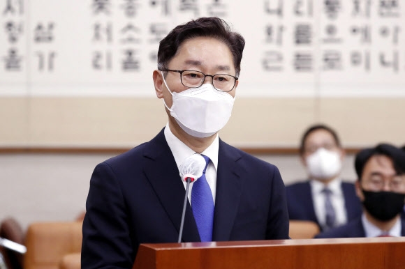 박범계 법무부 장관 후보자 연합뉴스