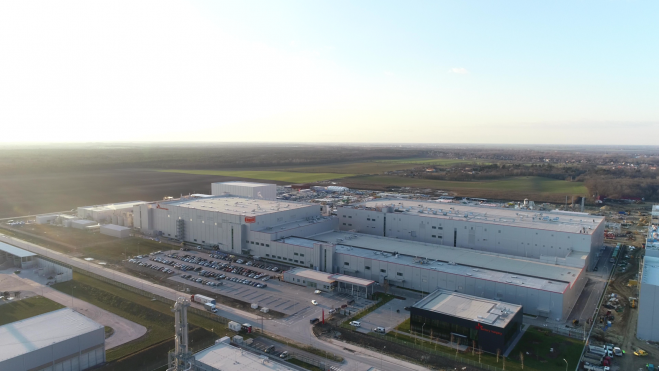 View of the SK 1 innovation plant in Hungary 