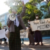 “군부 쿠데타 반대” 미얀마 첫 거리시위