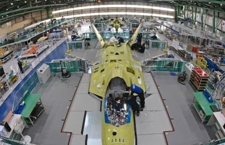 한국형 전투기 KF-X 1호기 조립 작업. 사진=한국항공우주산업 제공 2021.1.22 뉴스1