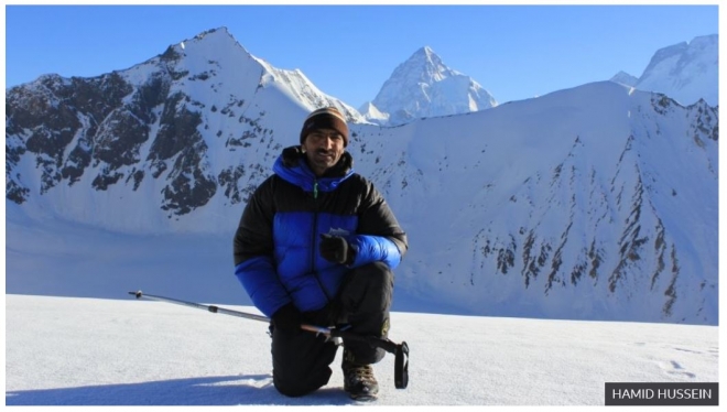 지난 5일(이하 현지시간) 파키스탄 카라코람 K2 정상 등정 후 실종된 파키스탄 산악인 무함마드 알리 사드파라. 영국 BBC 홈페이지 캡처