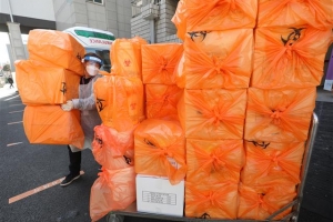 확진자 1명당 매일 10㎏ 의료폐기물