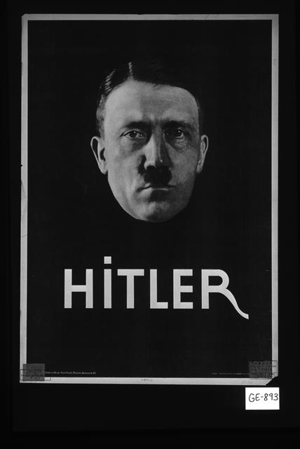 유권자들에게 강렬한 인상을 남긴 1932년 히틀러 선거 포스터. 그의 신봉자인 요제프 괴벨스의 작품이다. 열린책들 제공