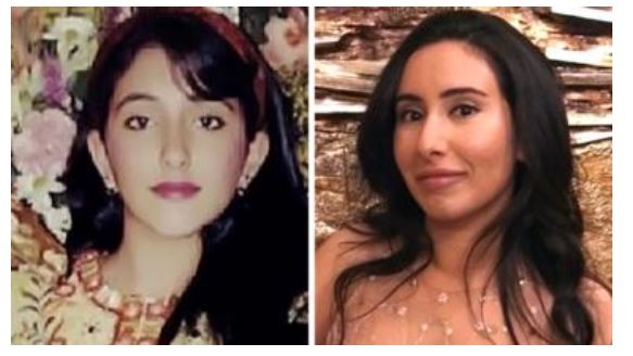 아버지의 손아귀를 벗어나려다 자유를 잃은 아랍에미리트(UAE) 두바이 통치자의 두 딸. 언니 샴사(왼쪽)는 2000년 8월 영국 케임브리지에서 끌려와 좀비처럼 살고 있고, 동생 라티파는 2018년 미국으로 탈출하려다 붙잡혀 두바이의 빌라 감옥에서 지내고 있다. 영국 BBC 홈페이지 캡처 