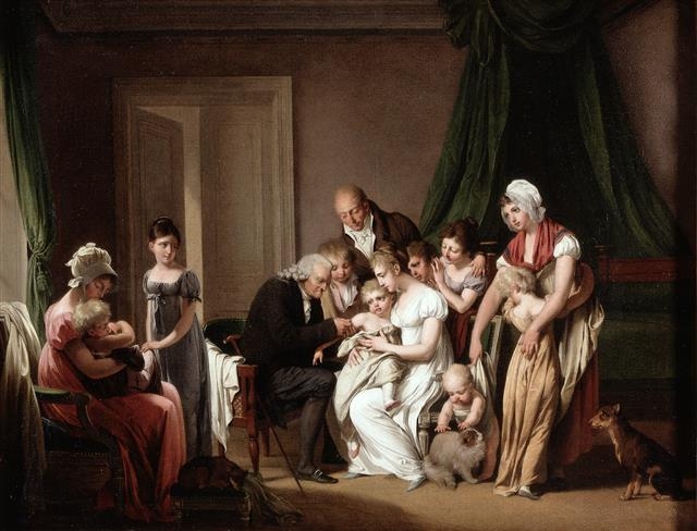 루이 브알리 ‘백신 또는 정복된 편견’, 1807년 (웰컴 연구소 도서관, 영국 런던)