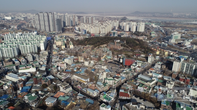 김포 원도심 일대 전경. 김포시 제공