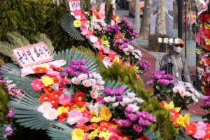 [포토] 대검찰청 윤석열 지지 화환 철거