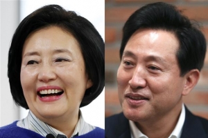 野단일화 후 첫 여론조사… 오세훈 55.0%  박영선 36.5%