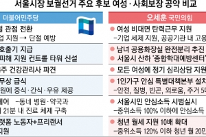 朴 “경단녀 예방” vs 吳 “1인 가구 대책본부”… 젠더 폭력은 ‘겉핥기’