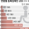 장애인 급속 고령화… 65세 이상이 절반