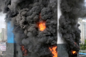 남양주 오피스텔 신축 현장 화재원인 밝혀질까… 합동감식 진행