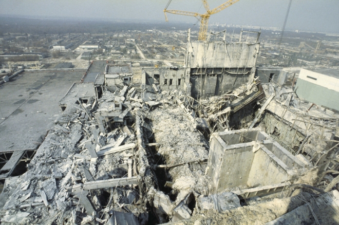 체르노빌 원전 폭발 현장