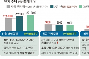 단기 주택 공급, 민간서 호응… 공공전세 등 3만 가구 확보