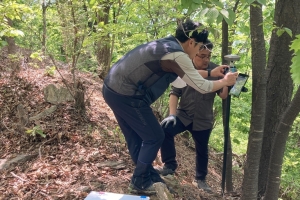 용인 건지산 봉수 흔적 발견…126년 만에 원위치 확인