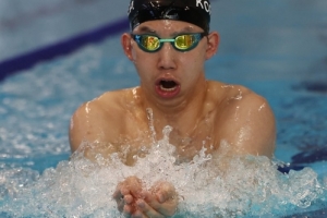 조성재 26개월 묵은 남자 평영 100m 한국 기록 경신