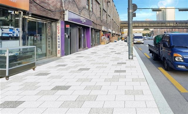 서울 용산전자상가(Y밸리) 일대 보행환경 개선 사업 조감도. 용산구 제공