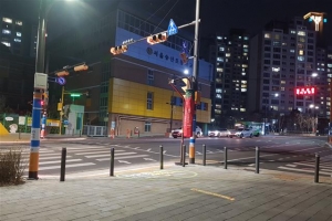 성동 초등교마다 ‘번쩍번쩍 스마트 횡단보도’