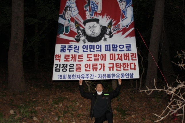 자유북한운동연합, 대북전단 살포