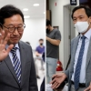 [포토] 우상호-김한정, ‘부동산 불법거래 의혹’ 해명