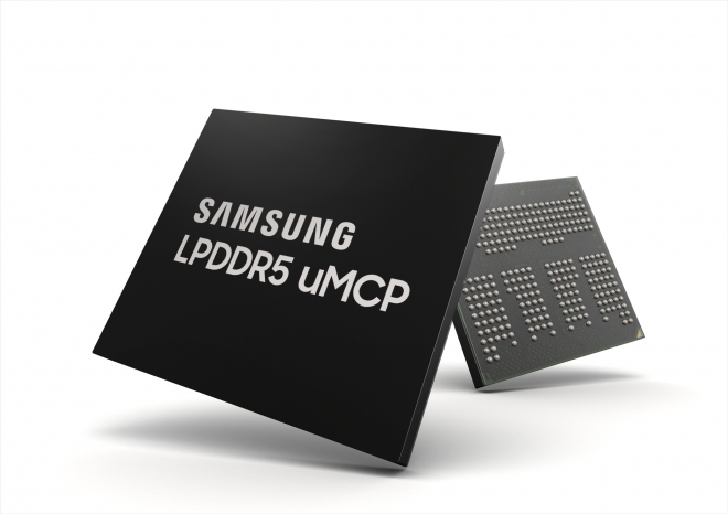 삼성전자의 LPDDR5 멀티칩 패키지 신제품 삼성전자 제공