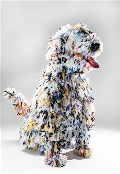 유경혜 _홍시3, 비닐 반생이 혼합재료 90×185×175cm