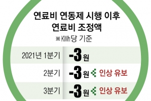 소비자 물가 부담에 전기료 또 동결했다