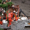 日 시즈오카현 산사태 26시간 만에 75세 부부 등 19명 구조, 2명 사망