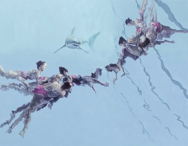 Dancing 3, 116.7cm x 91.0cm, oil on canvas, 2021