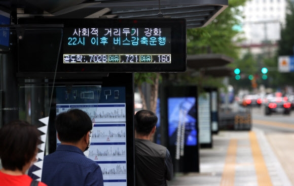 서울 버스?지하철 밤 10시 이후 20% 감축운행