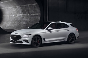 제네시스 유럽에 통할까… ‘G70 슈팅 브레이크‘ 세계 최초 공개