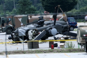 포천서 육군 헬기 불시착 5명 부상… 같은 기종 운항 중단