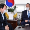 반기문 만난 윤석열, 지지율 하락에도 독자 행보