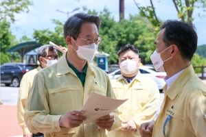 이항진 여주시장· 김희겸 재난안전관리본부장 코로나19 방역 현장 점검