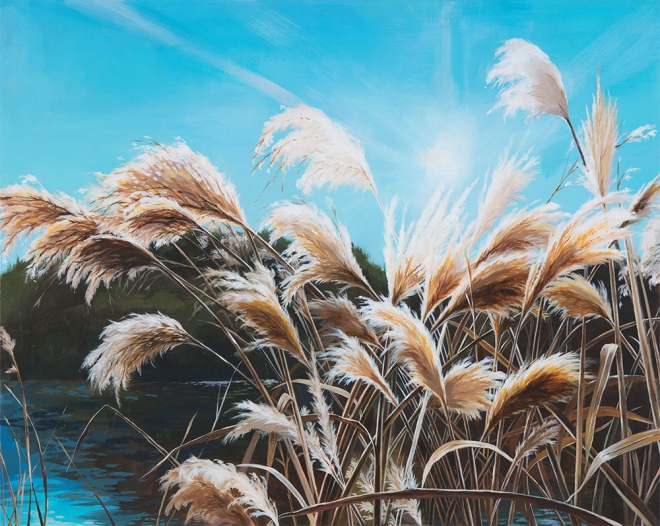 이은영, 조용한 울림-빛, Arcylic on canvas, 72.7x90.9cm