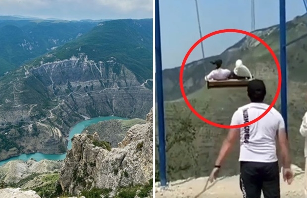 13일 러시아 일간 콤소몰스카야 프라우다는 다게스탄공화국 술락 협곡에서 그네를 타다 절벽 아래로 떨어진 여성 관광객 2명이 천만다행으로 목숨을 건졌다고 보도했다. 