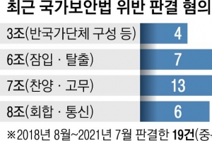 ‘간첩죄’ 인정 땐 중형, 단순 北 찬양 땐 집유