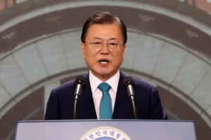 文 대통령 “코리아 디스카운트 떨쳐내고 ‘한반도 모델’ 만들어야”
