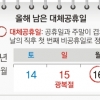 쉴 수도, 수당도 없는 대체공휴일… 우리는 근로자 아닌가요