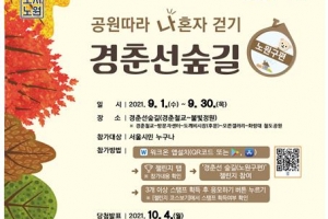 혼자 워킹… 걷기 좋은 노원 공원 따라와~