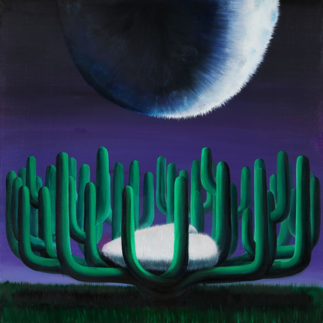 이예지, Heart in cacuts 3, 91.0x91.0cm, oil on canvas, 2021