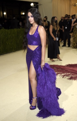 Camila Cabello attends The Metropolitan Museum of Art‘s Costume Institute benefit gala celebrating the opening of the “In America: A Lexicon of Fashion” exhibition on Monday, Sept. 13, 2021, in New York. (Photo by Evan Agostini/Invision/AP)