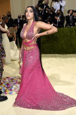 Lourdes Leon attends The Metropolitan Museum of Art‘s Costume Institute benefit gala celebrating the opening of the “In America: A Lexicon of Fashion” exhibition on Monday, Sept. 13, 2021, in New York. (Photo by Evan Agostini/Invision/AP)